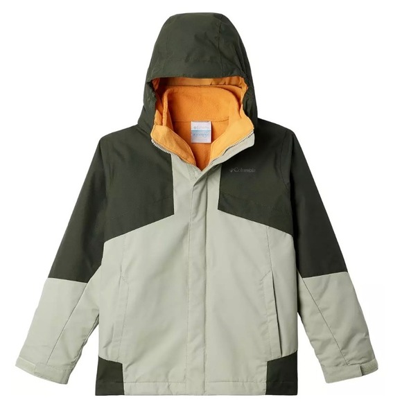 Columbia Other - COLUMBIA Bugaboo III Fleece Interchange Jacket Kids Youth XS Green Orange Hooded